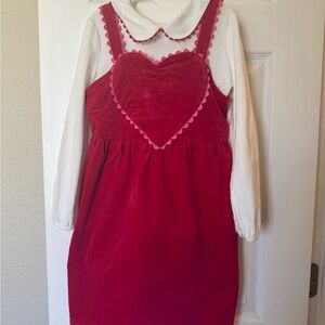 Gymboree Red Dress with White Accents